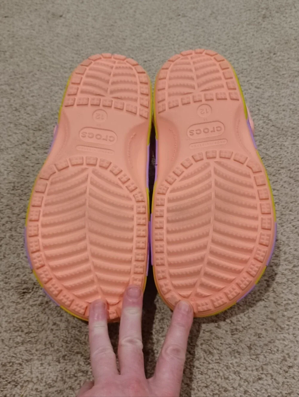 Crocs x SpongeBob Patrick Star Classic Clogs With JIBBITZ Charms Mens Size 12